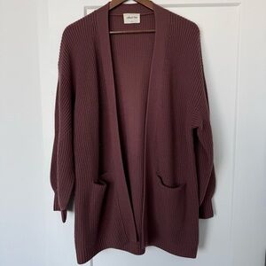 Aritzia Wilfred Free Unwind Cardigan - Purple - Size Small